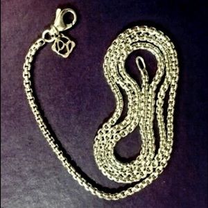 NEW David Yurman sterling box chain 22 inches